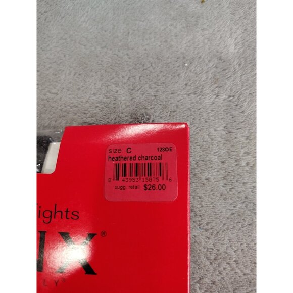 2 New Bodyshaping Tights SPANX Heathered Charcoal Tight-End Tights Opaque Size C - Picture 3 of 10